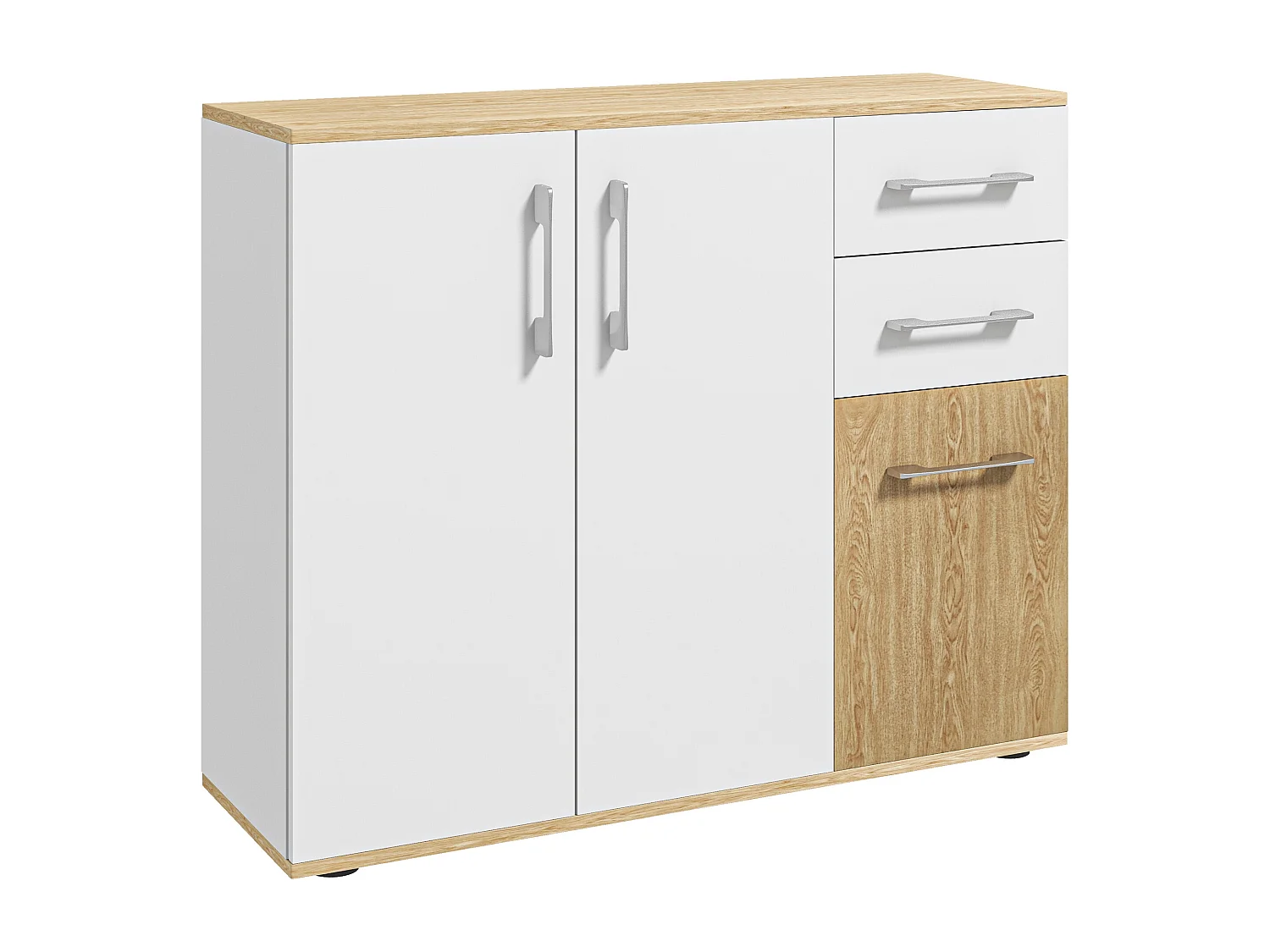 Aparador de salón blanco 90x30x75.5 cm HOMCOM