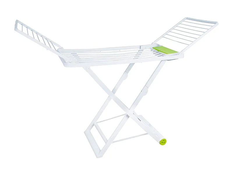 Tendedero Nanni Quid 2 alas resina 20m con ruedas blanco