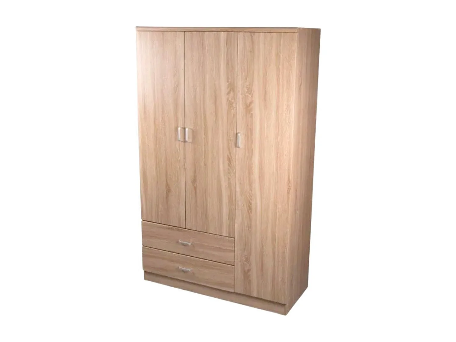 Armario Boreal 3 puertas + 2 cajones cambria 180x90x42 cm