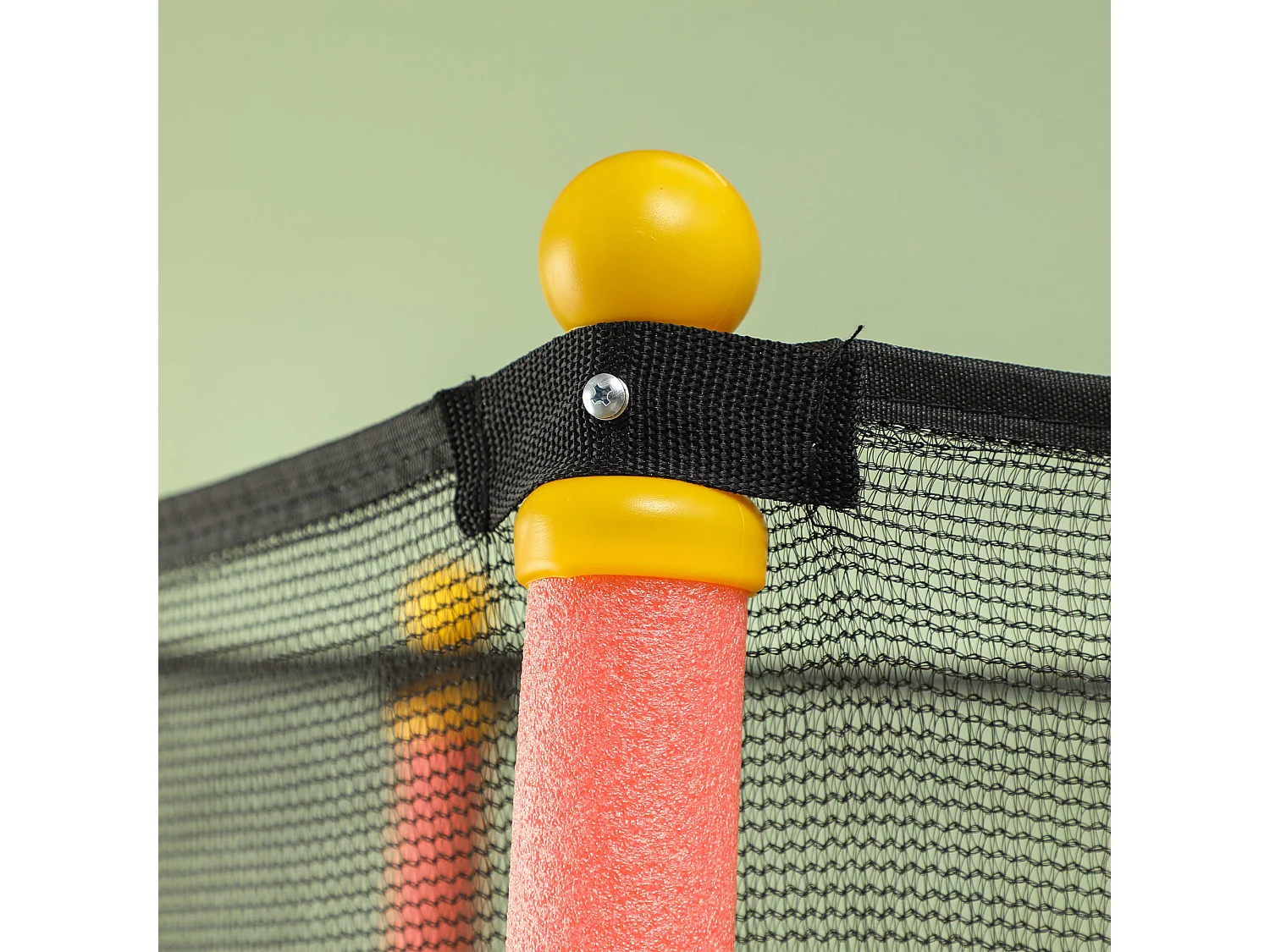 Trampolim Infantil Seguro para Crianças Acima de 3 Anos com Rede de Proteção e Estrutura Resistente