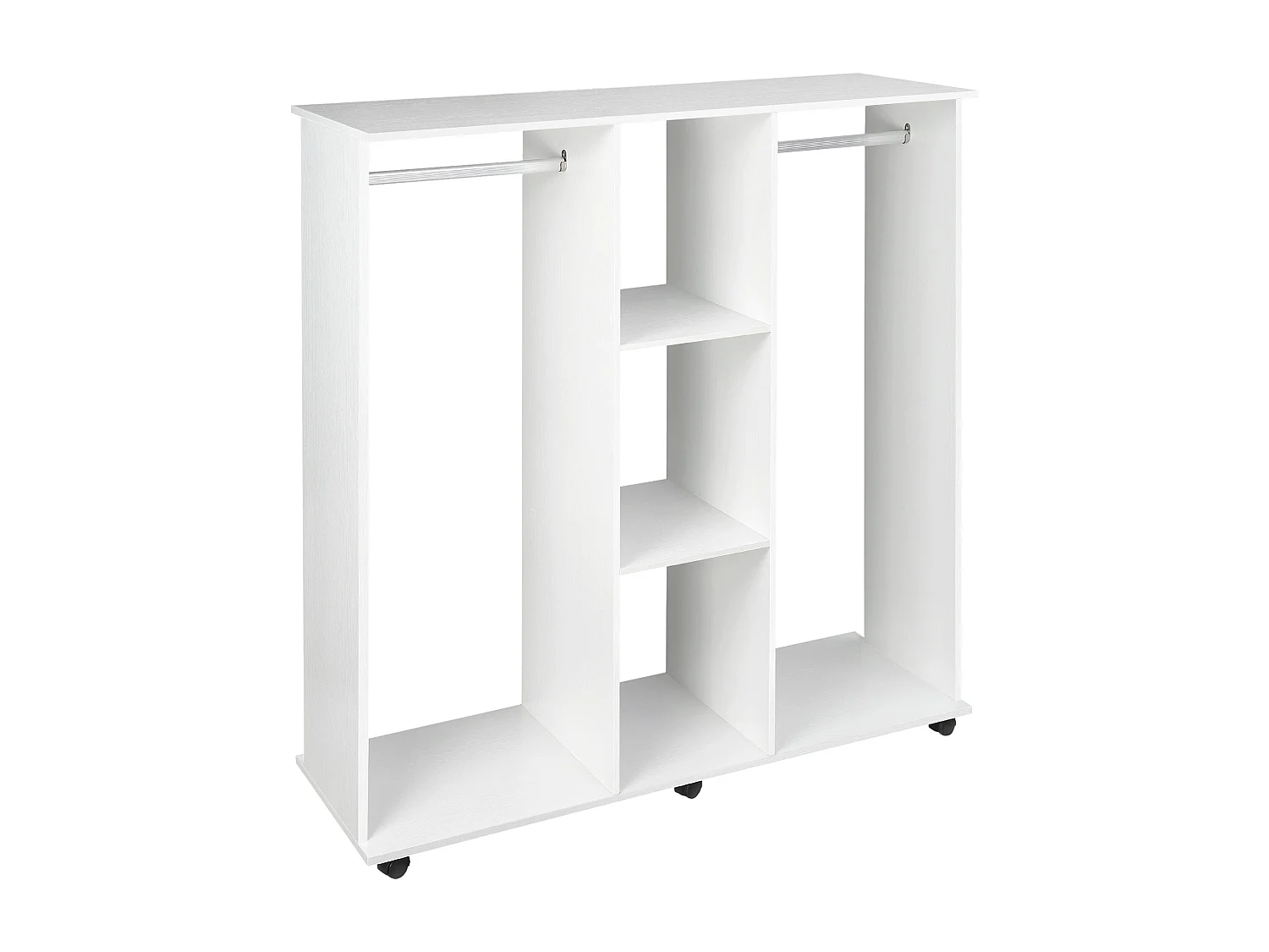 Armário Moderno Grenoble 120x40x128 Branco - Armazenamento Vertical Elegante