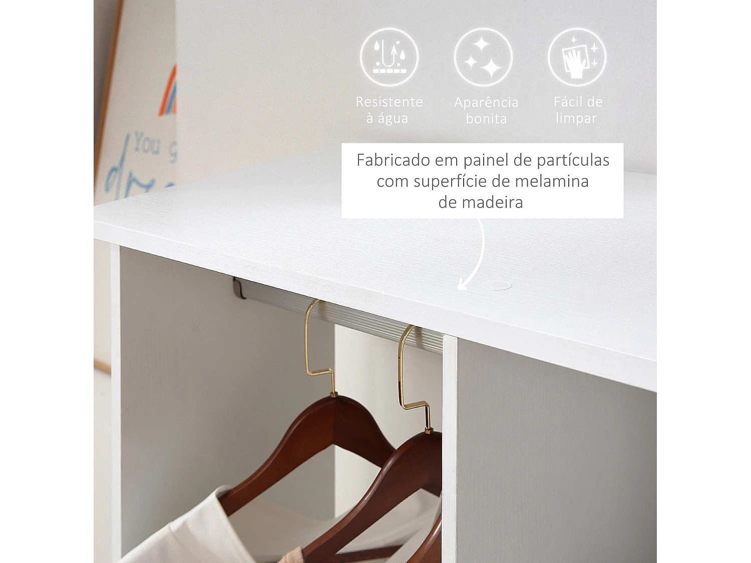 Armário Moderno Grenoble 120x40x128 Branco - Armazenamento Vertical Elegante