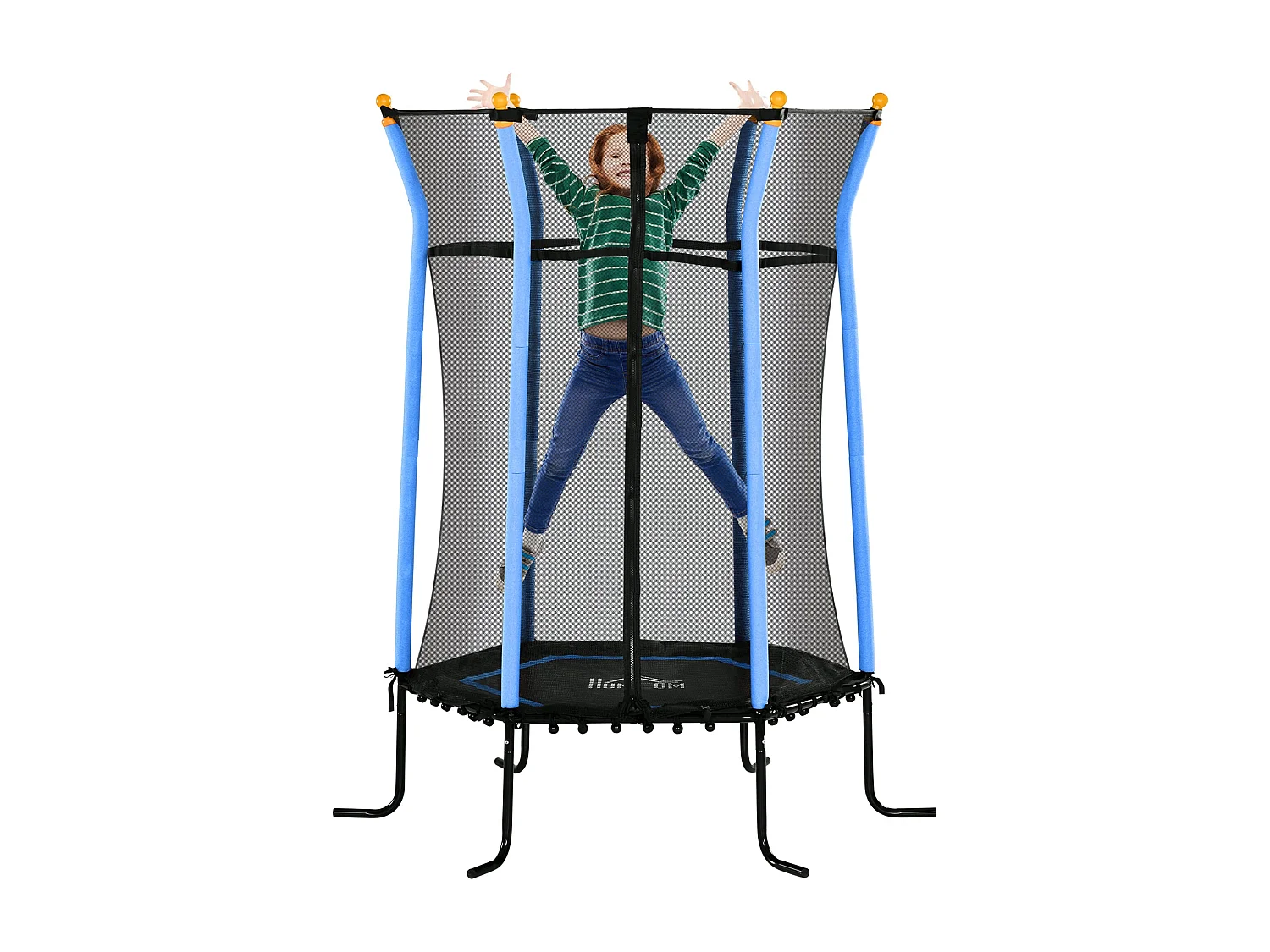 Trampolim Infantil JumpSafe com Rede de Segurança - Diversão Segura para Crianças