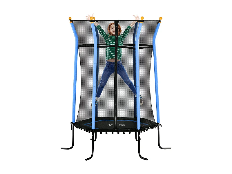 Trampolim Infantil JumpSafe com Rede de Segurança - Diversão Segura para Crianças