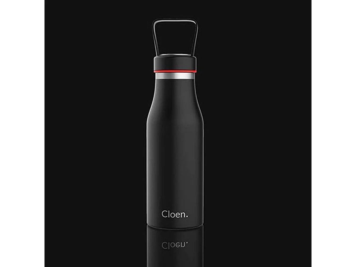 Botella térmica Cloen triple capa de aislamiento 500 ml negro