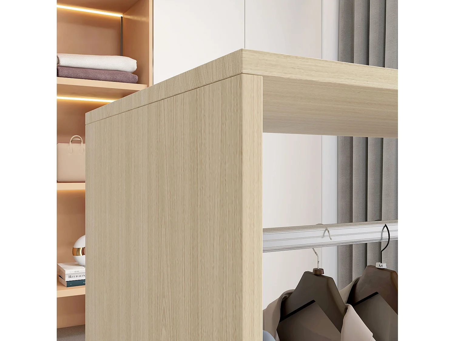 Armário Moderno Toulon 60x40x128 em Branco para Armazenamento Vertical