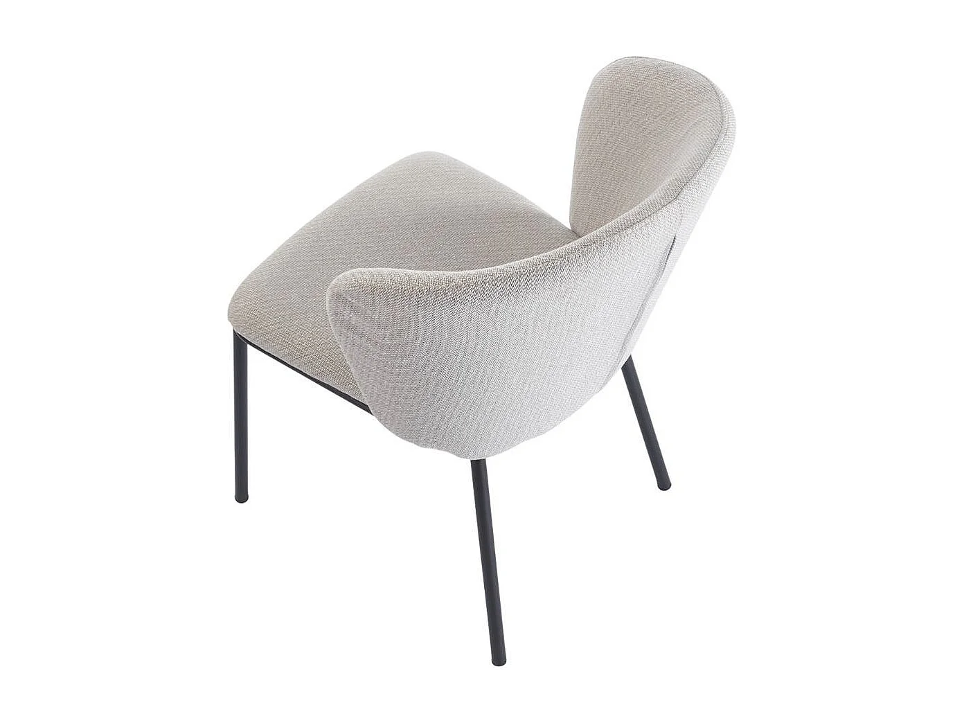 Pack de 2 sillas Margot respaldo acolchado beige 82x63x60 cm Adec