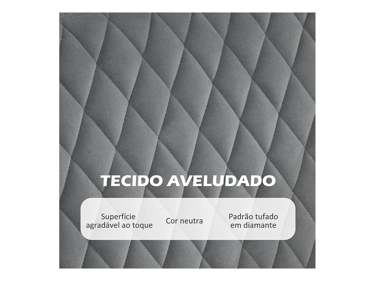 Sofá Azaki Homcom 2 plazas + almohadas + reposabrazos gris 76x124x69 cm