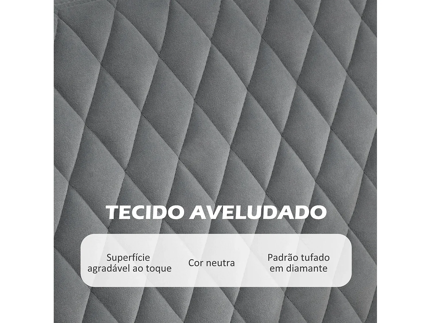 Sofá Elegance de 2 Lugares em Veludo Cinza com Pés Dourados e Almofadas Confortáveis