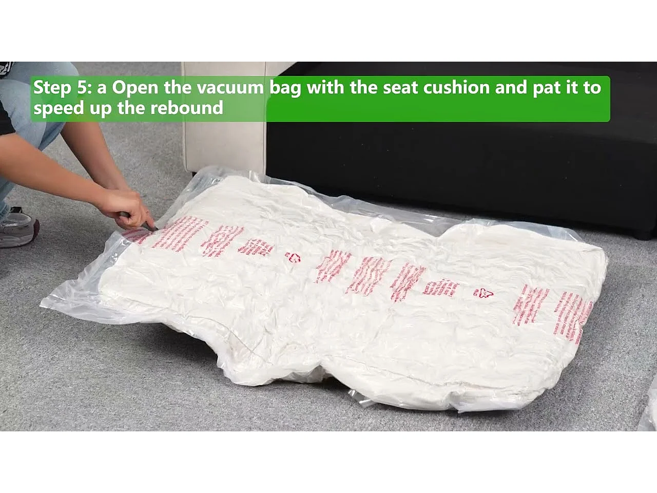 Canapé 3 places en chenille beige - avec grand accoudoirs - 220 x 83 x 88 cm