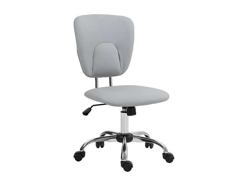 Silla de escritorio Sky Vinsetto altura regulable función basculante gris 87,5-96,5x50x54 cm
