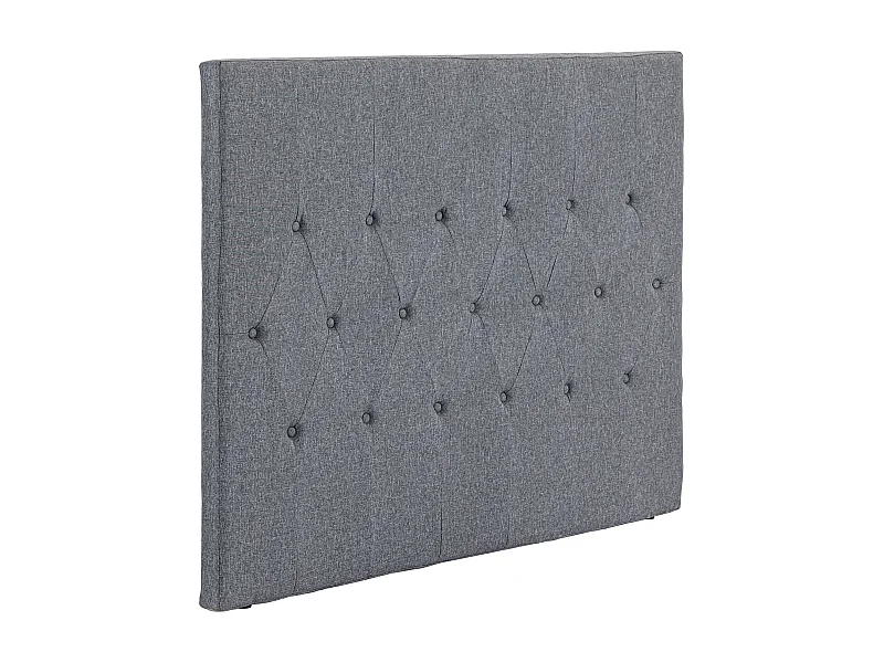 Cabecero Type Homcom acolchado gris 120x160x7 cm