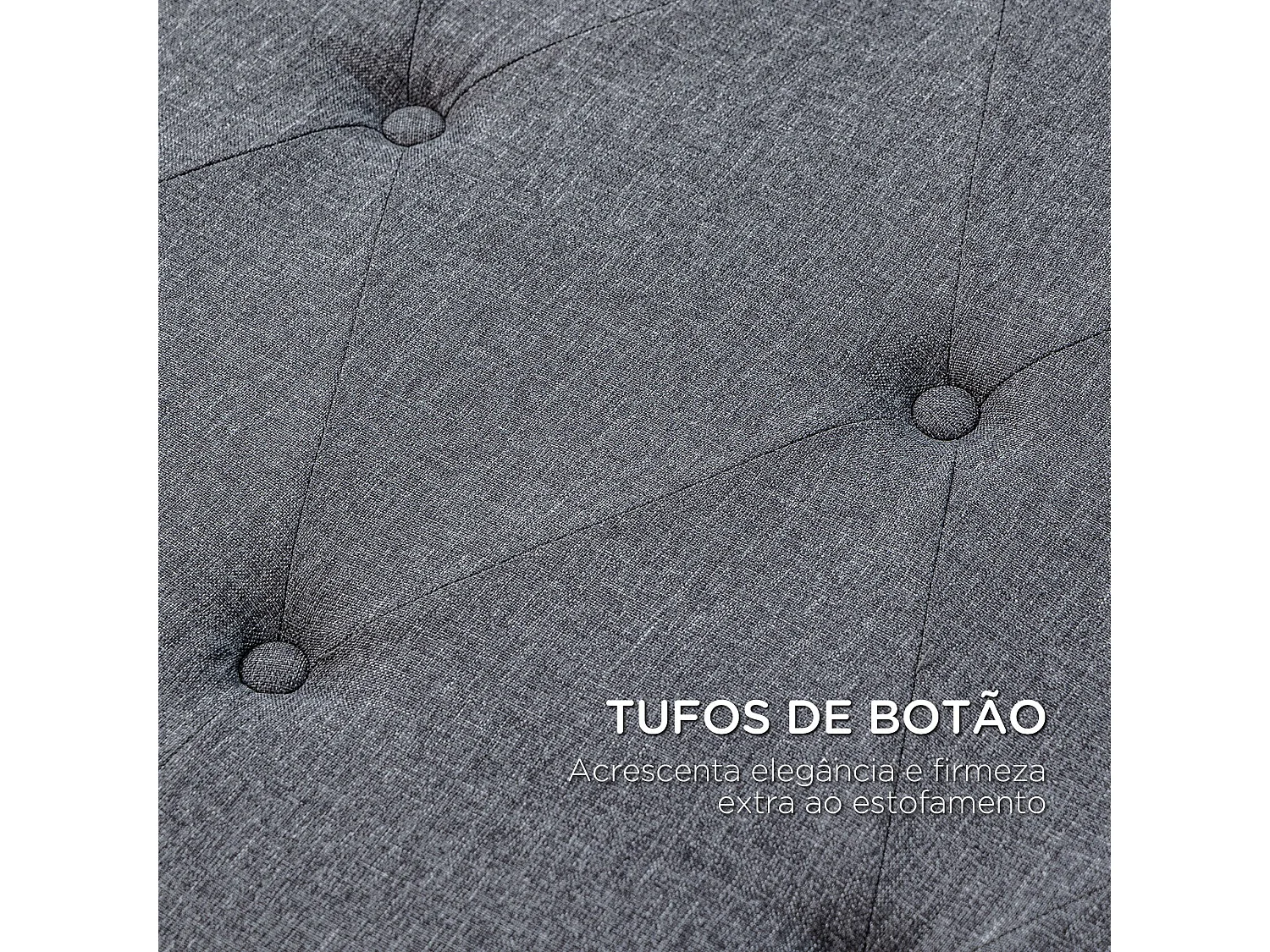 Cabeceira de Cama Estofada Grenoble 160cm em Linho - Versátil e Elegante