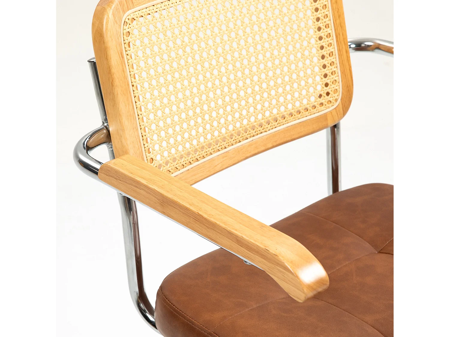 Silla de oficina Pulse Homcom basculante + altura regulable 82-90x55,5x60 cm