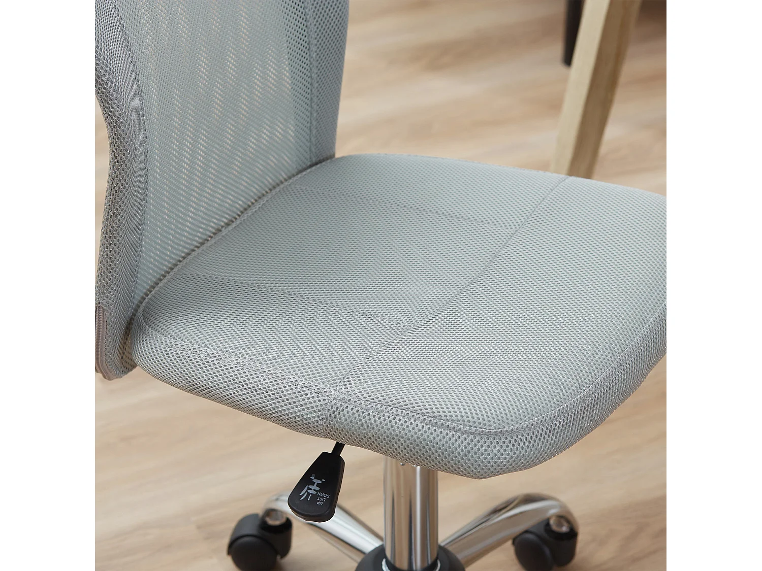 Silla de escritorio Licci Vinsetto giratoria gris 90-100x43x58 cm