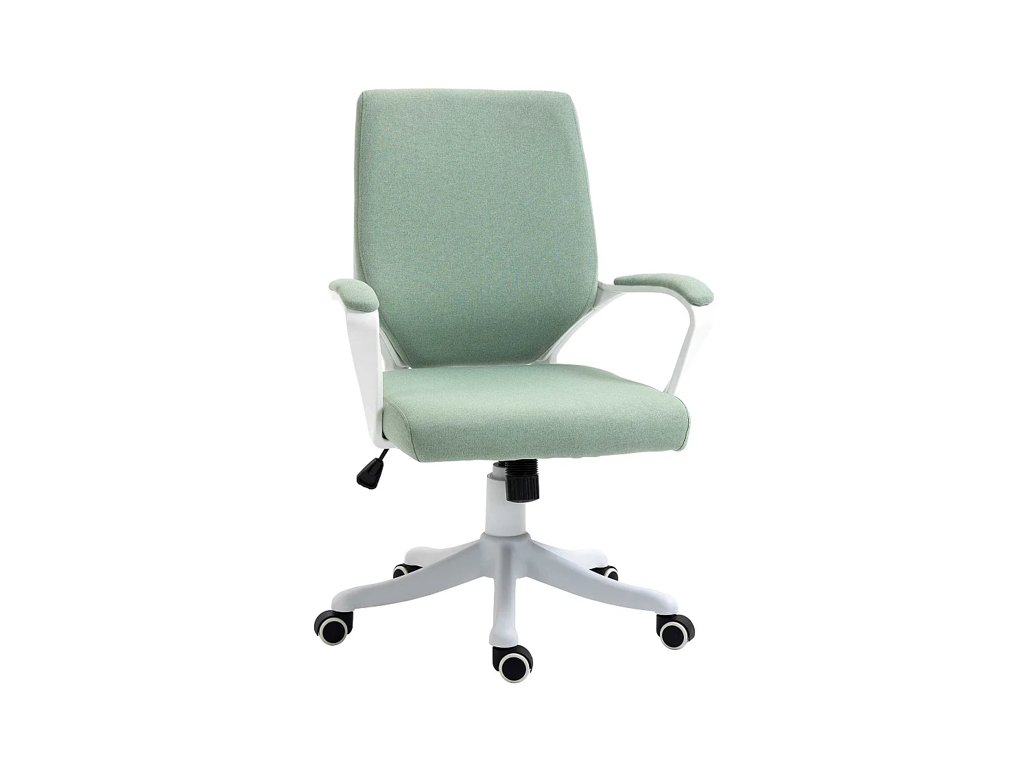 Silla de oficina Rima Vinsetto con reposabrazos verde 92-100x62x69 cm