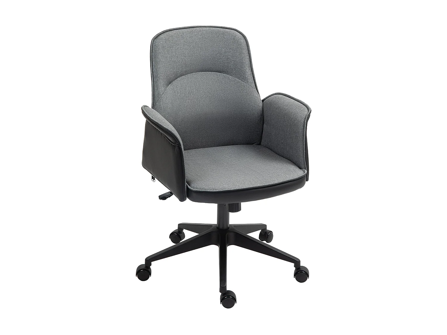 Cadeira de Escritório Giratória com Ajuste de Altura e Apoio para Braços - Conforto e Estilo Moderno