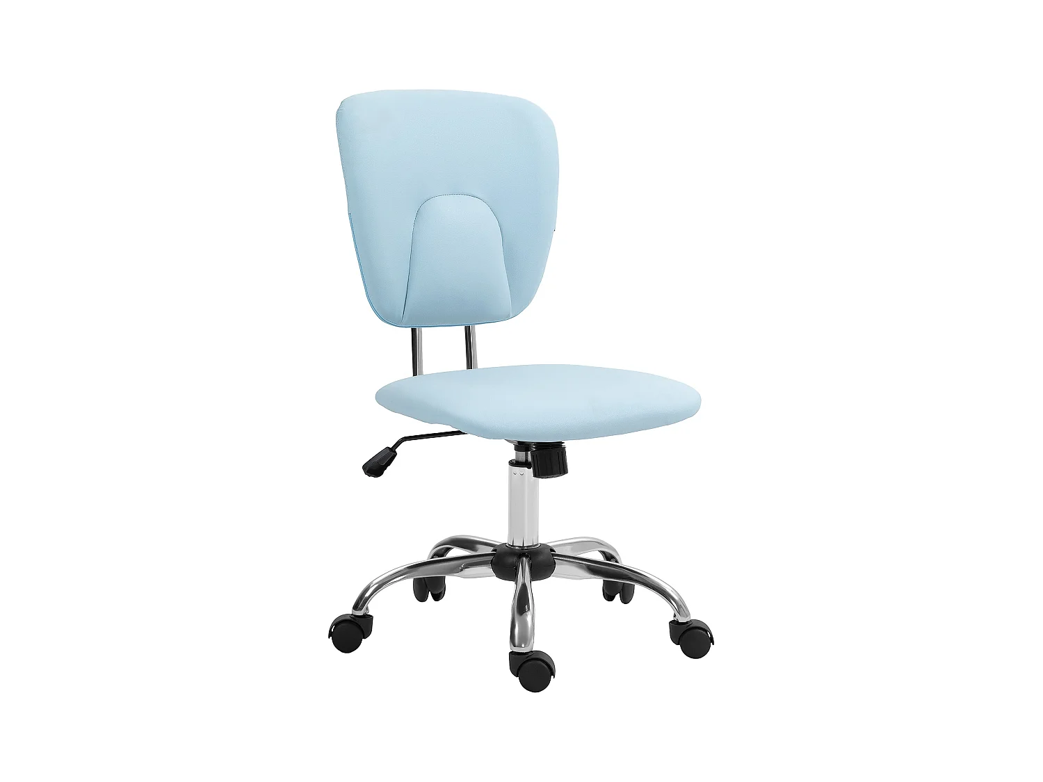 Silla de escritorio Sky Vinsetto altura regulable función basculante azul 87,5-96,5x50x54 cm
