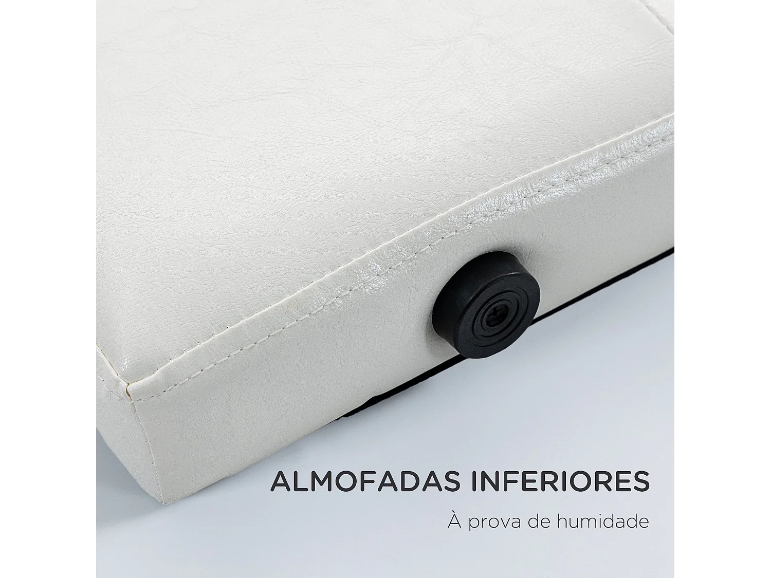 Cabeceira de Cama Estofada 160cm em Linho - Modelo Toulon com Duas Formas de Uso