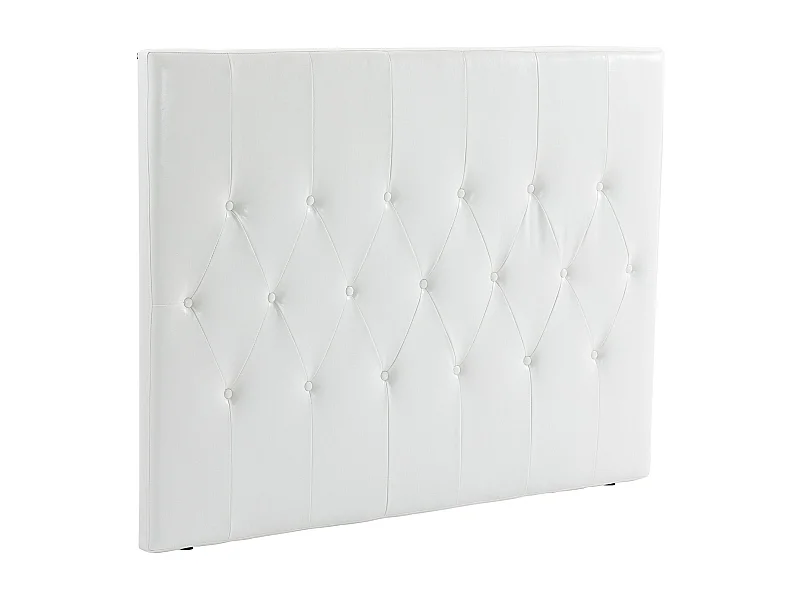 Cabecero Type Homcom acolchado blanco 120x160x7 cm