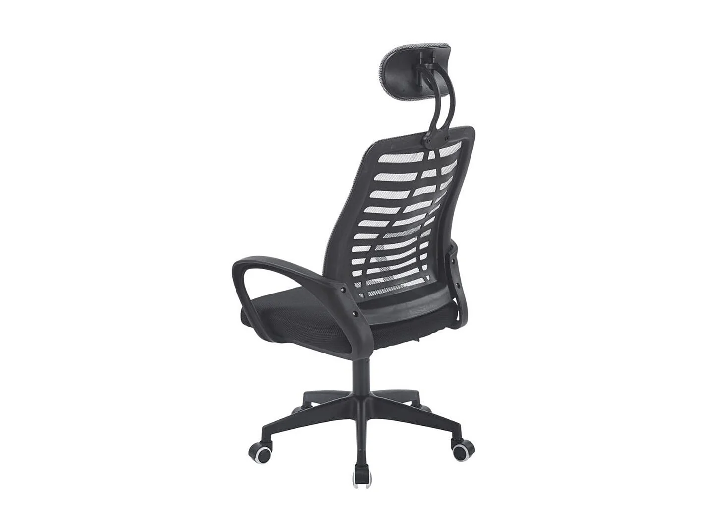 Silla de oficina Kneck reposacabezas regulable gris 106-116x58,5x56 cm Adec