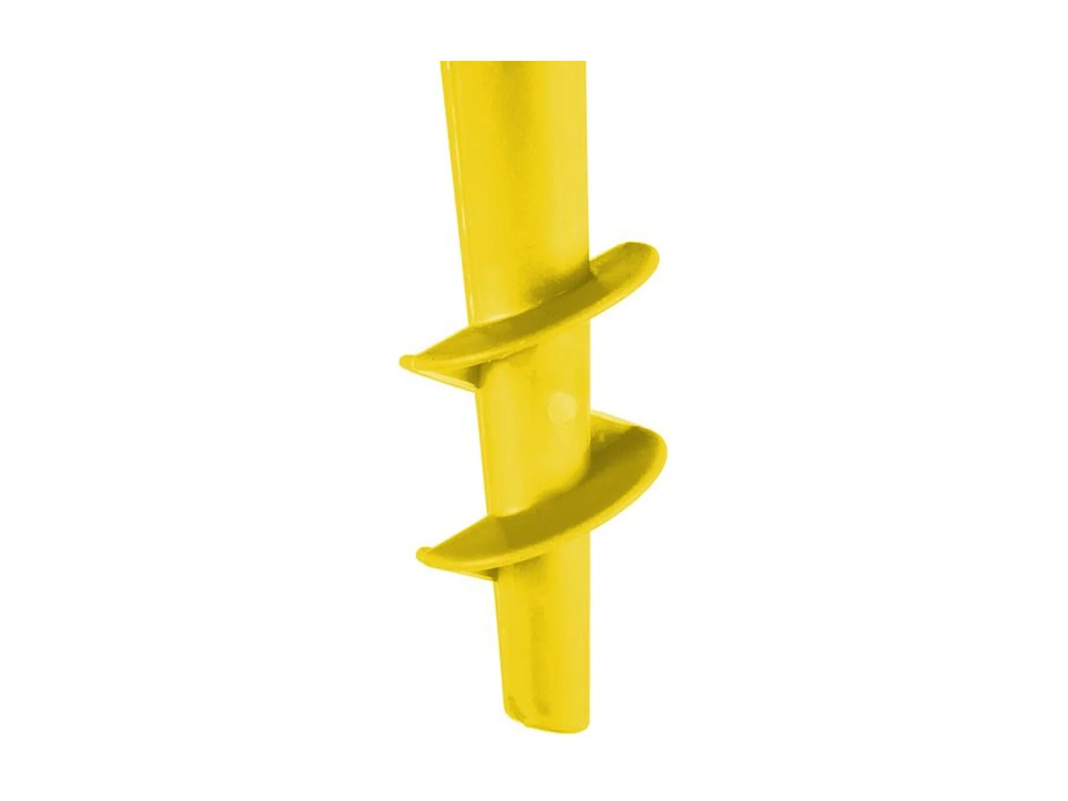 Pincho sombrilla amarillo de plástico