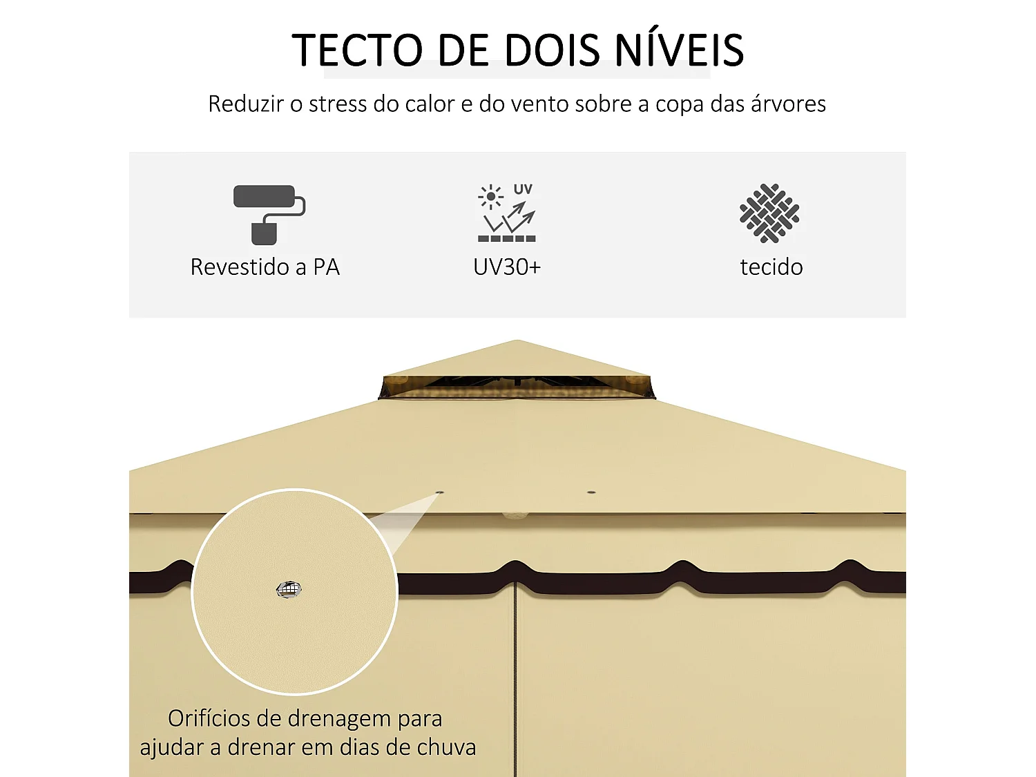 Pérgola de Jardim Forli – Estrutura Resistente e Elegante para Ambientes Externos