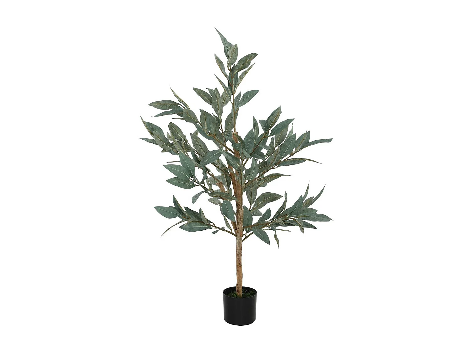 Árbol artificial Homcom imitación Laurel verde 120 cm