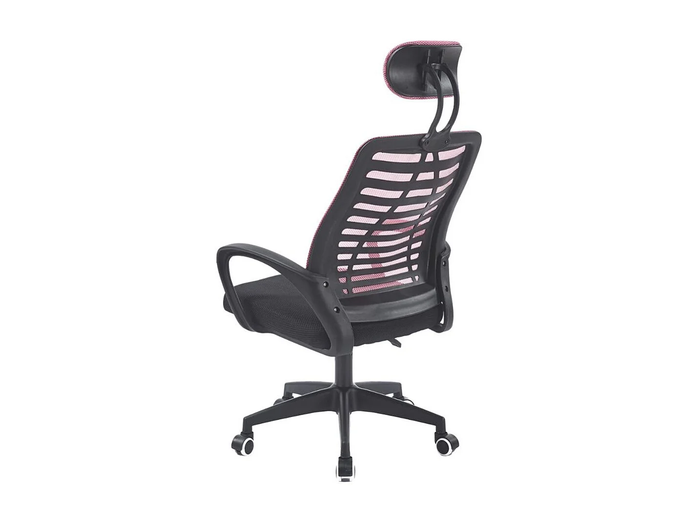 Silla de oficina Kneck reposacabezas regulable rosa 106-116x58,5x56 cm Adec