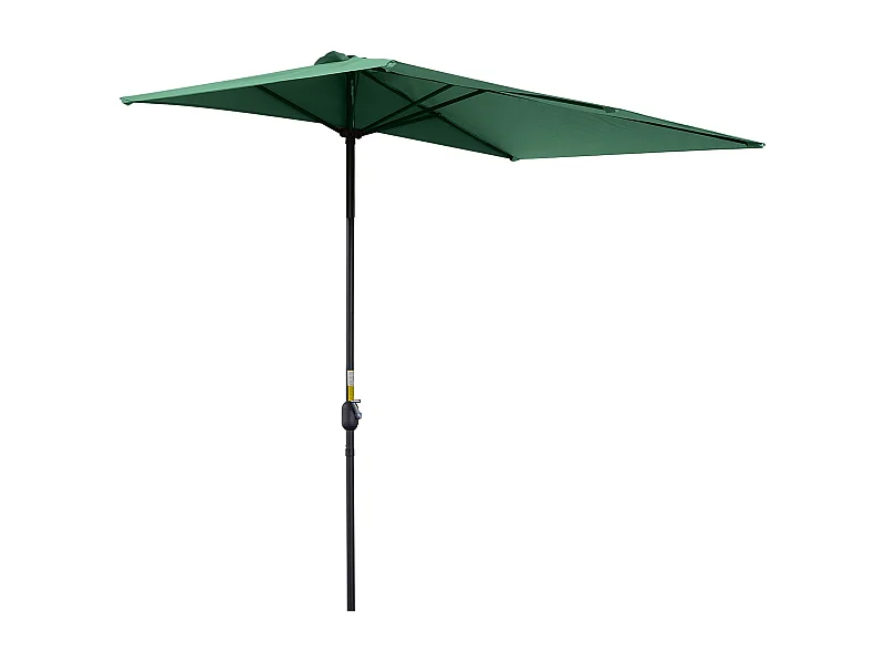 Guarda-Sol Nancy Verde 230x130cm com Tecido Poliéster Anti-UV e Estrutura Resistente