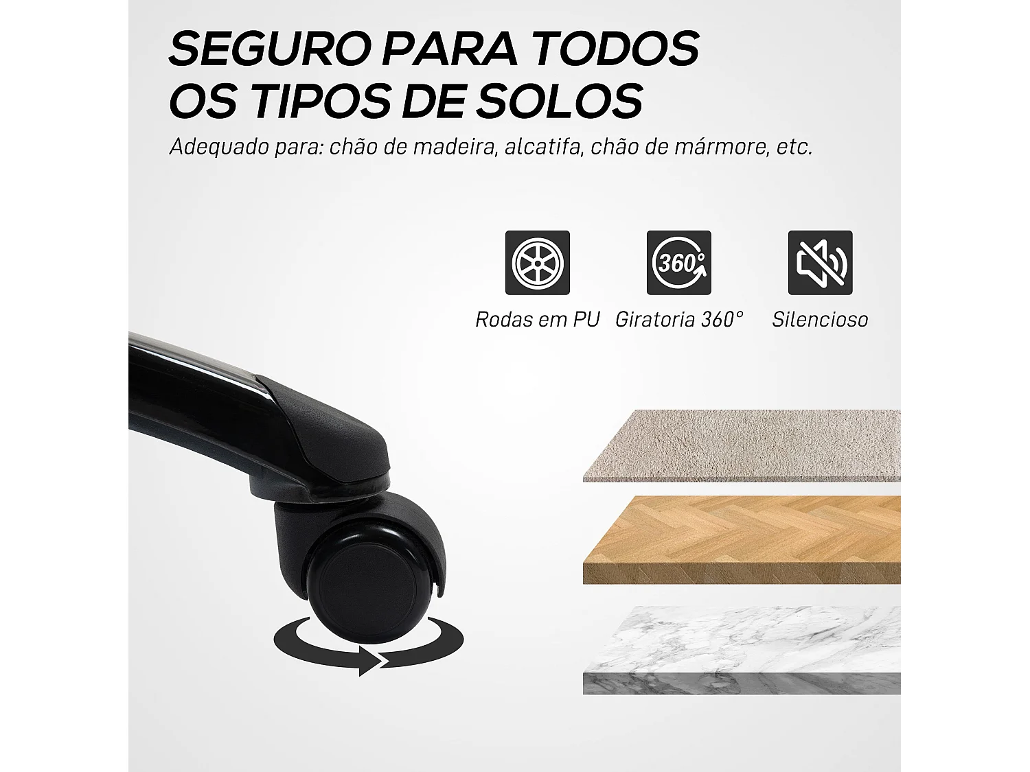 Silla gaming Trex Homcom basculante + altura ajustable gris 111-120,5x61x63 cm