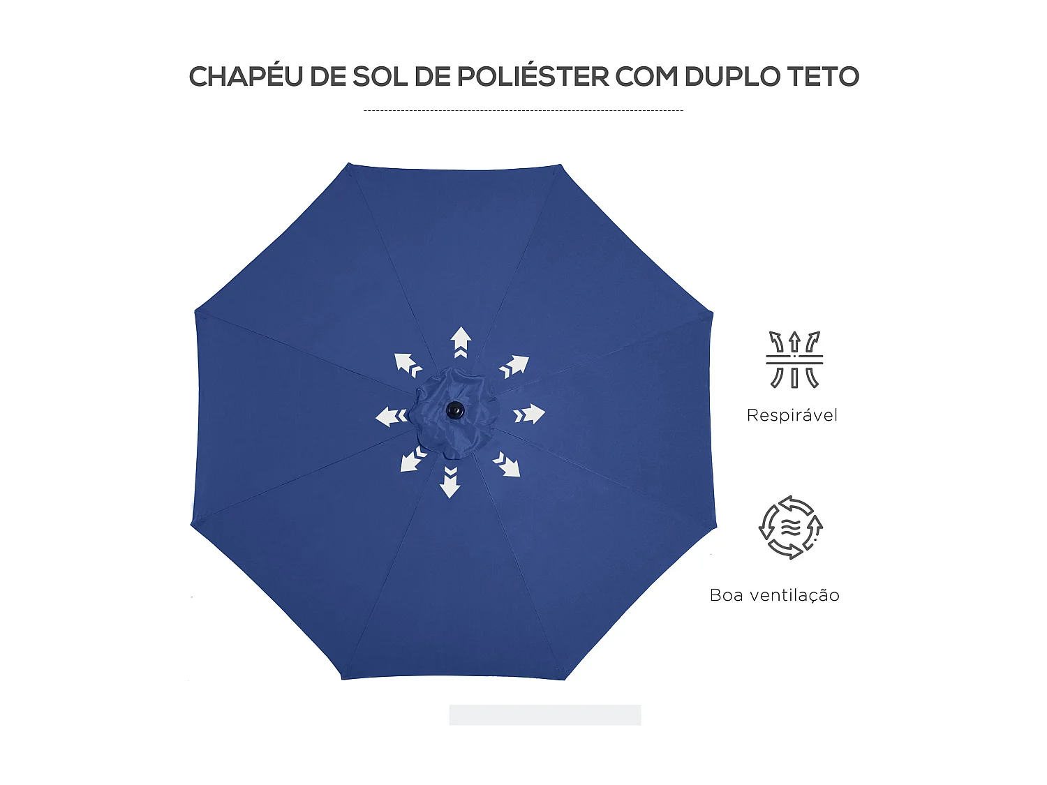 Guarda-sol de Jardim Padova 295x250 - Proteção Solar Elegante e Funcional