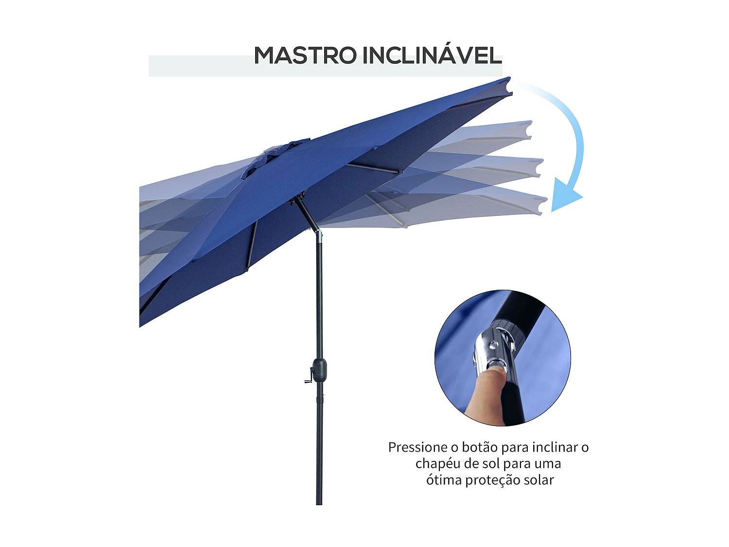 Guarda-sol de Jardim Padova 295x250 - Proteção Solar Elegante e Funcional