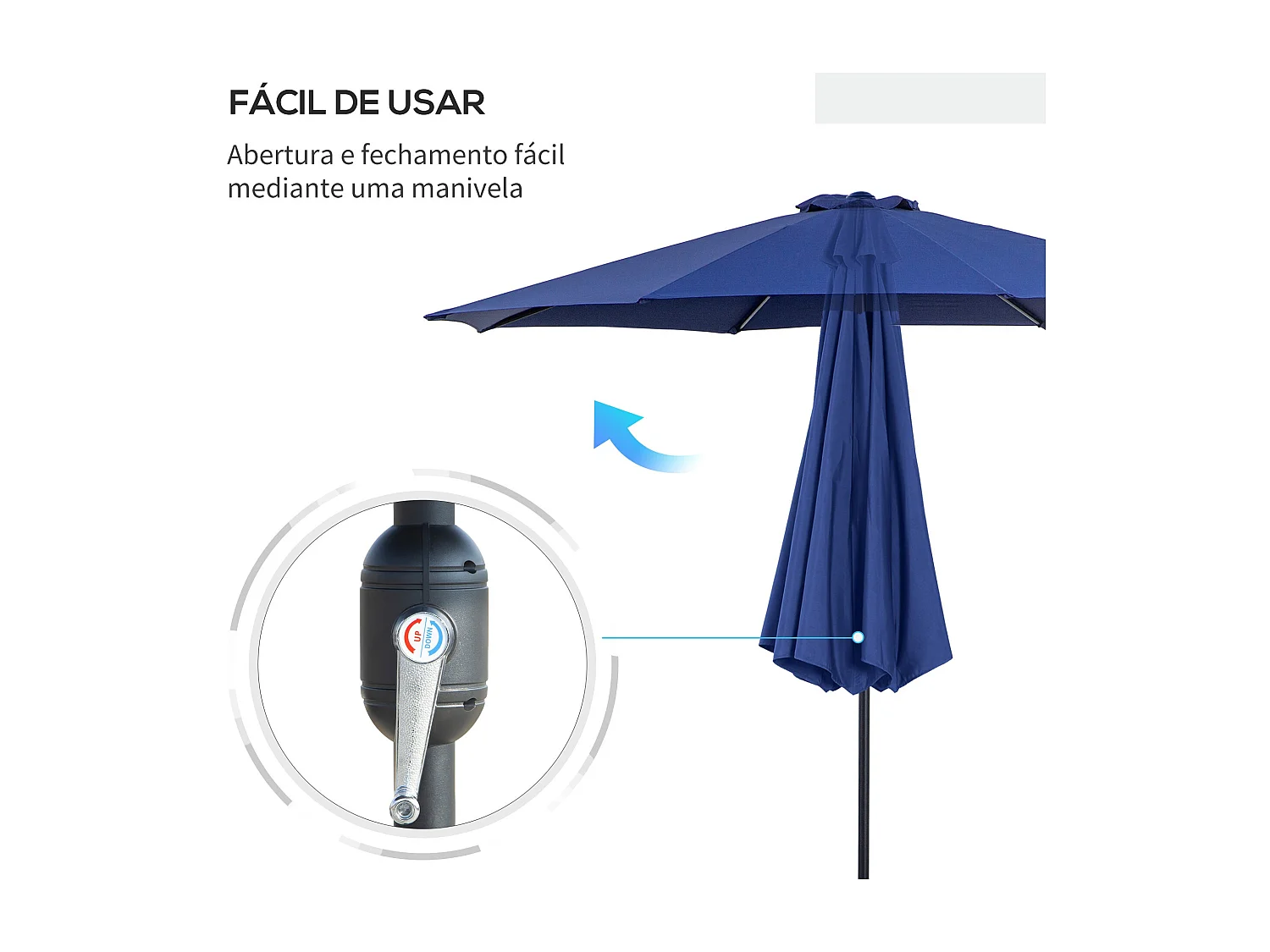 Guarda-sol de Jardim Padova 295x250 - Proteção Solar Elegante e Funcional