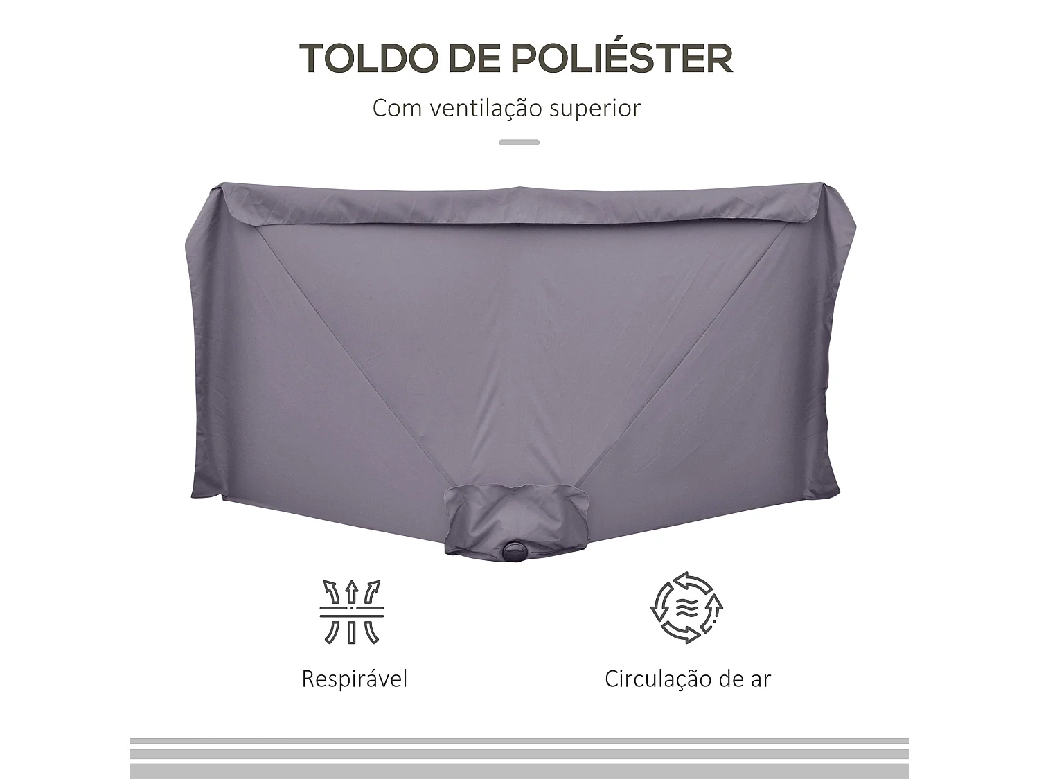 Guarda-Sol Versalhes: Estilo e Proteção UV para Seu Jardim