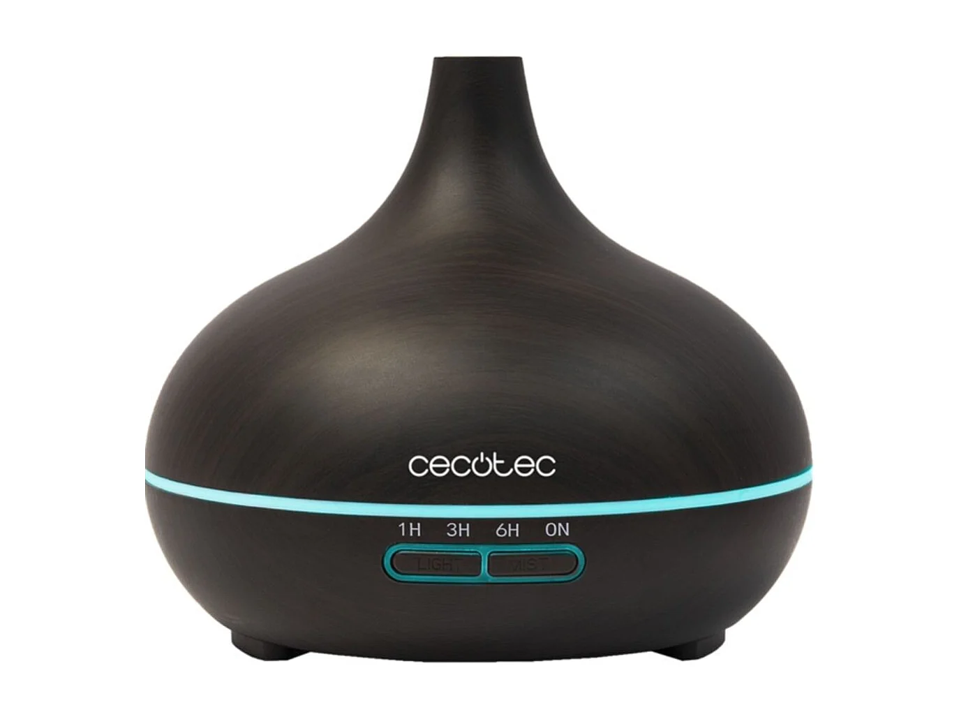 Humidificador Cecotec Pure Aroma 300 Yang 7 colores LED negro 300 ml