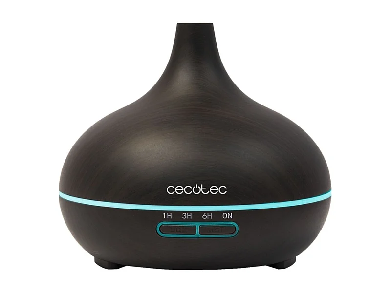 Humidificador Cecotec Pure Aroma 300 Yang 7 colores LED negro 300 ml