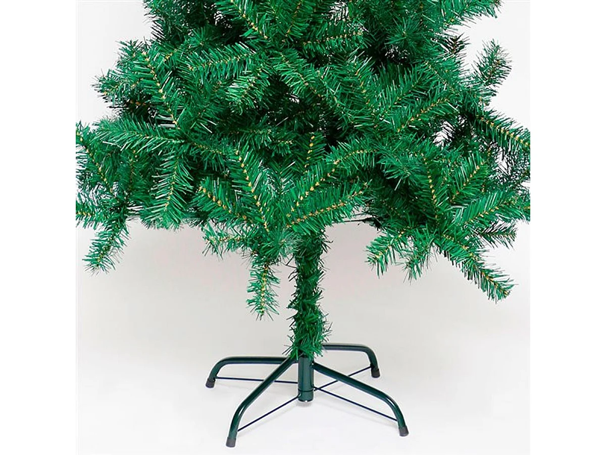 Árbol de navidad 150 cm 450 ramas con base metálica