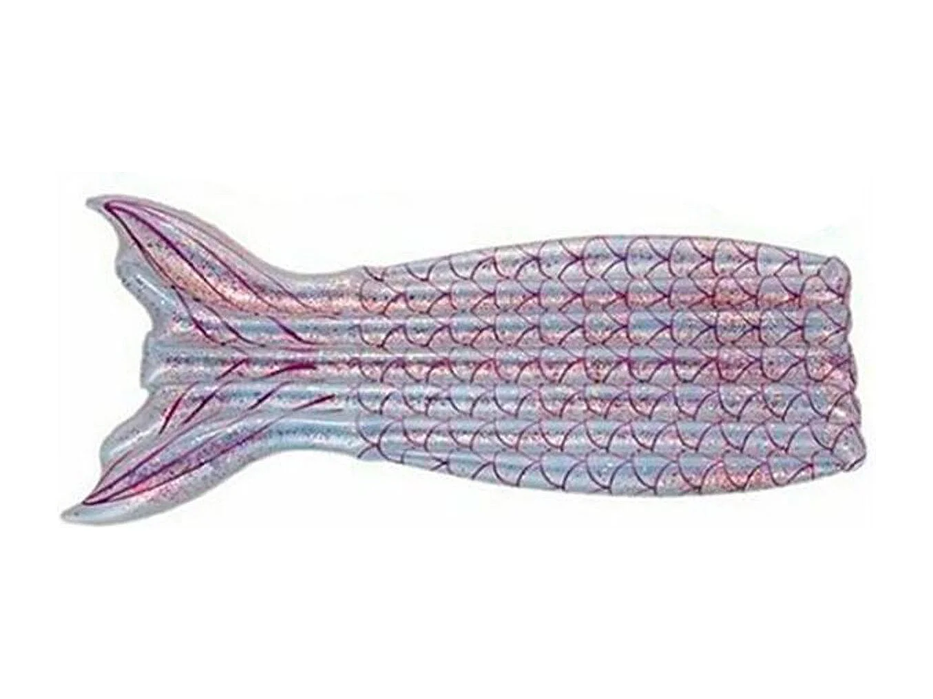 Colchoneta cola de sirena lila 178x88 cm