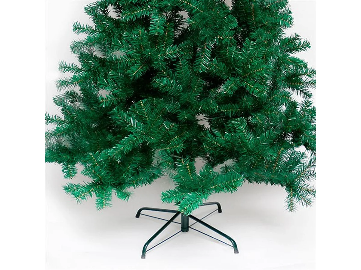 Árbol de navidad 210 cm 900 ramas con base metálica