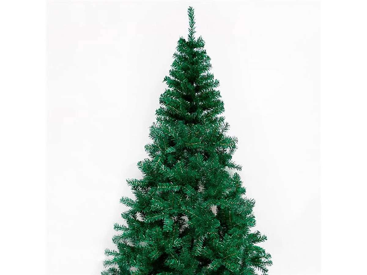 Árbol de navidad 210 cm 900 ramas con base metálica