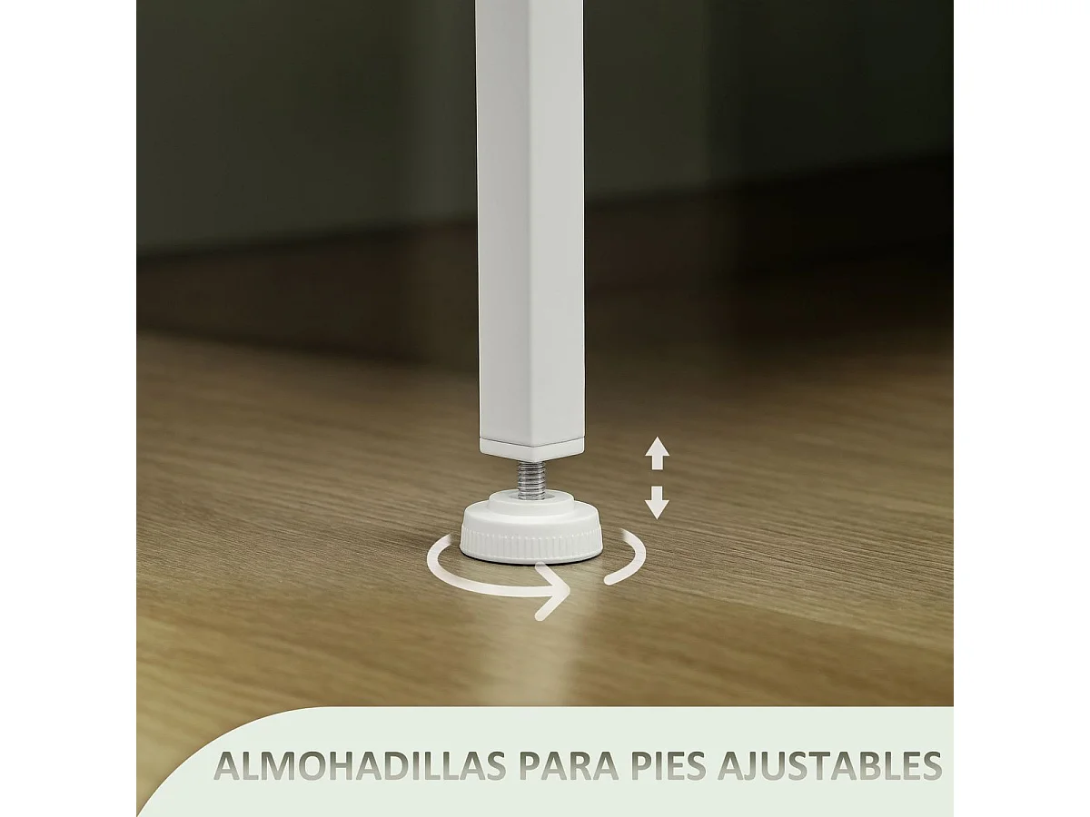 Cómoda Cedro Homcom cajones tela con estación de carga USB-C gris 76x110x30 cm