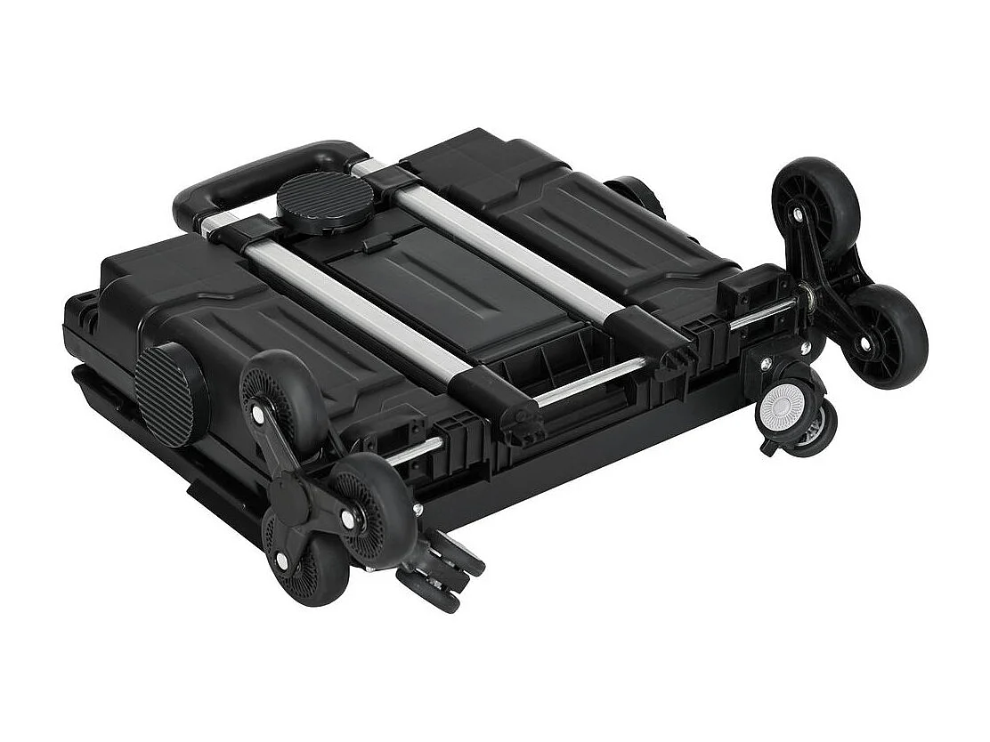 Carrito multiusos Roller Homcom 35L plegable negro 95x43x48 cm