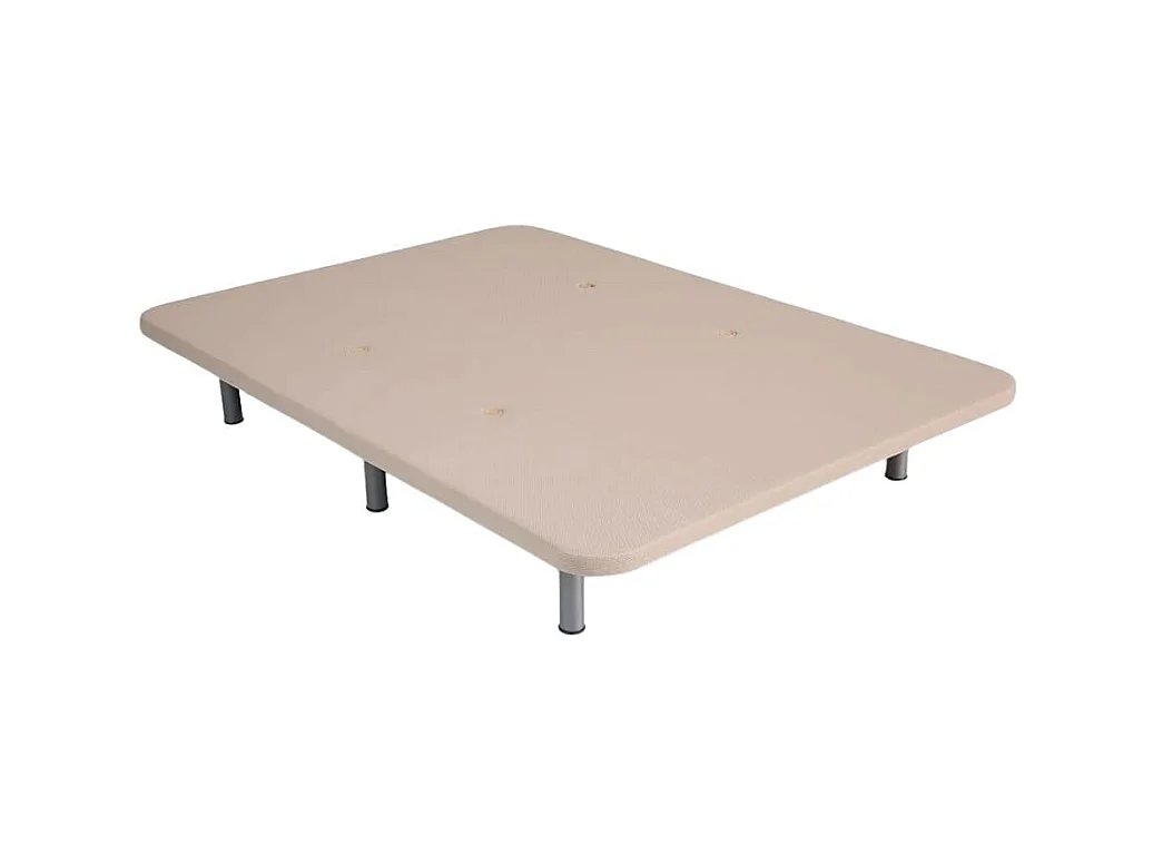 Base tapizada Somg tejido 3D beige 135x190 cm