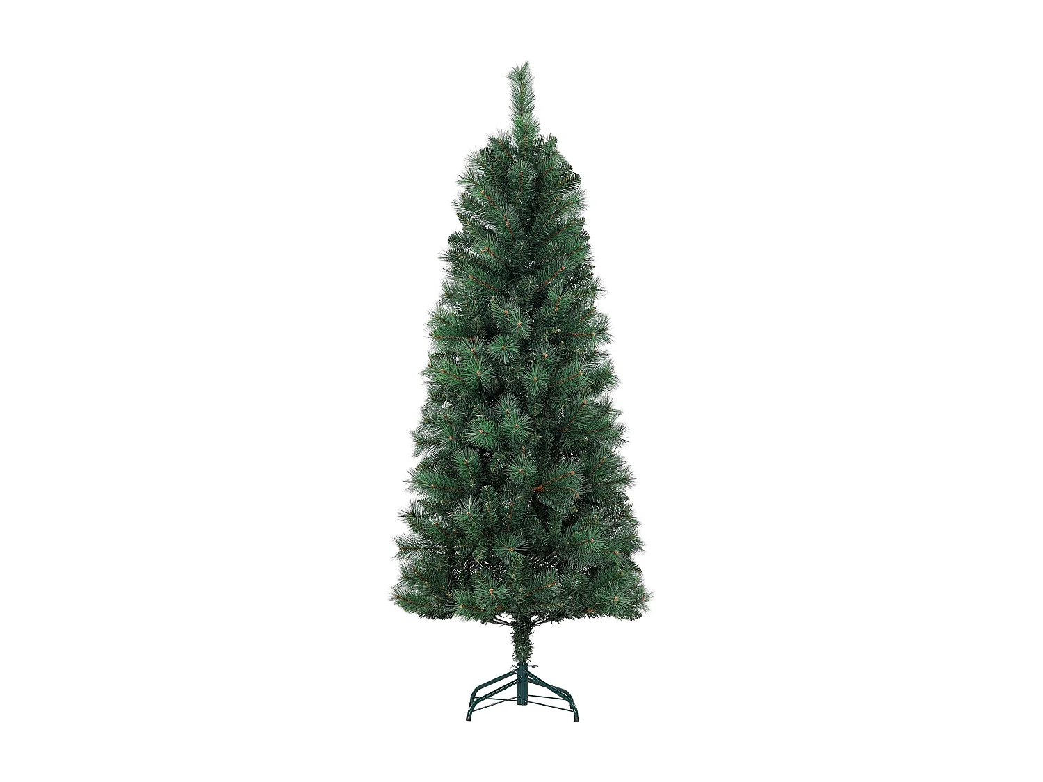Árbol de Navidad Homcom 528 ramas verde Ø80x180 cm