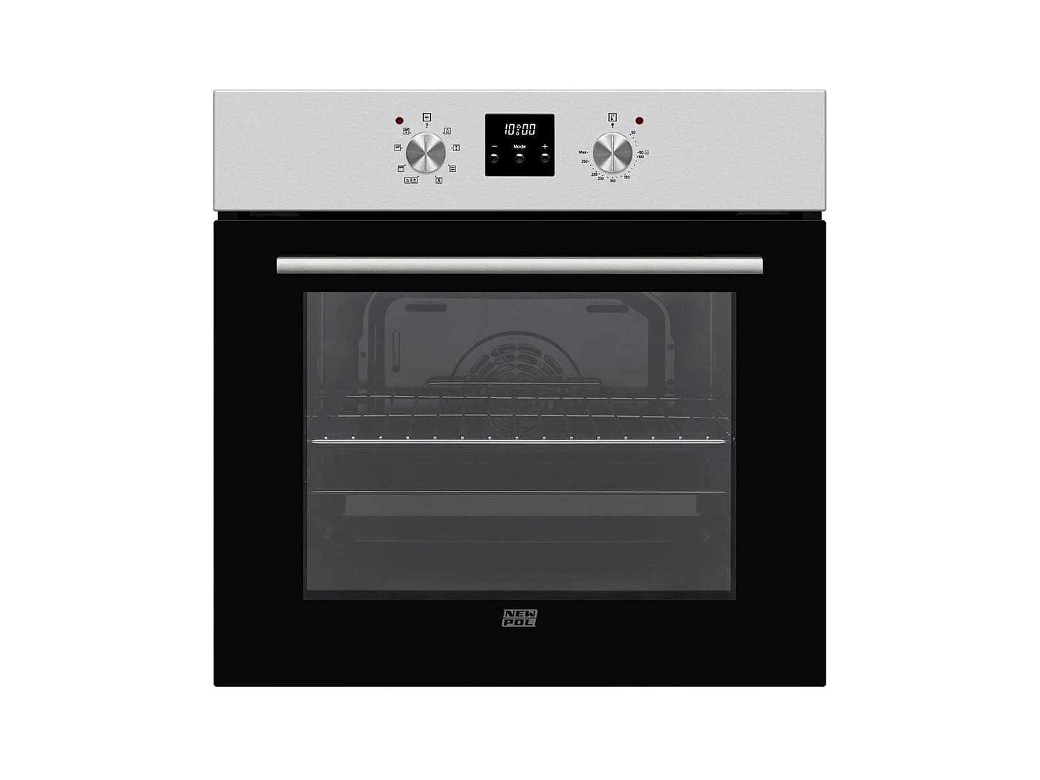 Set horno + vitrocerámica New Pol NVH3Z8P negro/inox