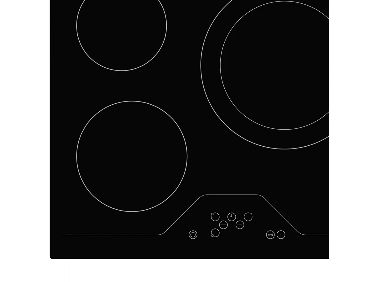 Set horno + vitrocerámica New Pol NVH3Z8P negro/inox