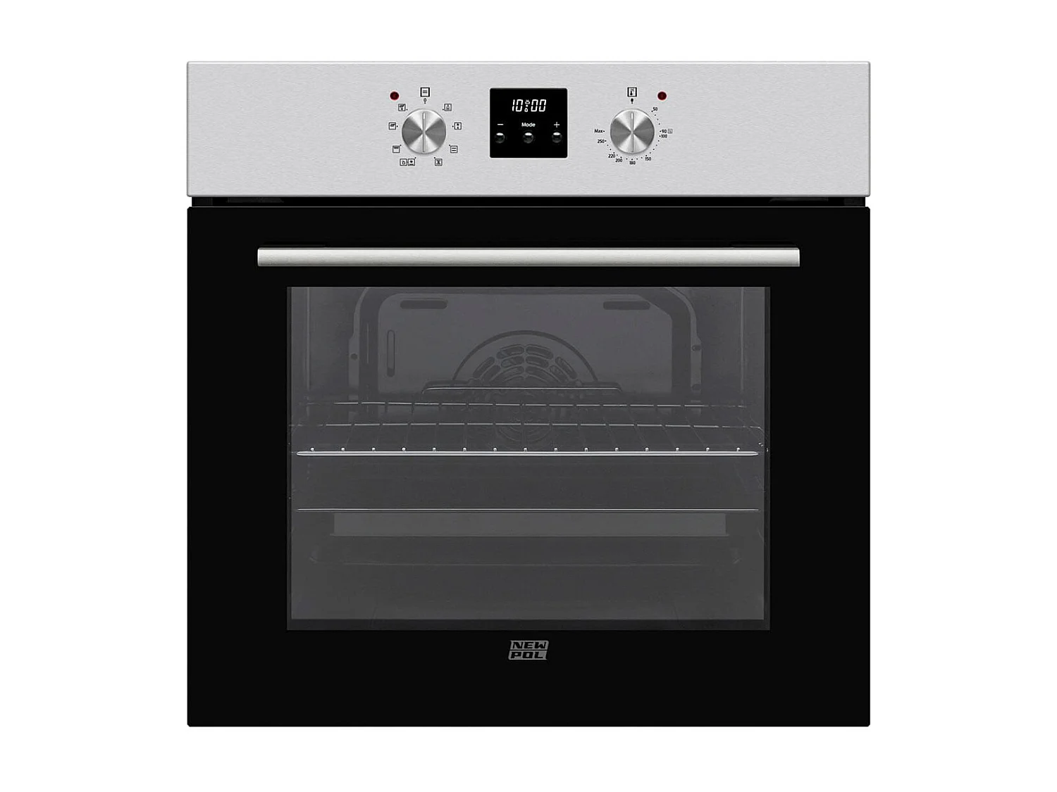Set horno + vitrocerámica New Pol NVH3Z8P negro/inox