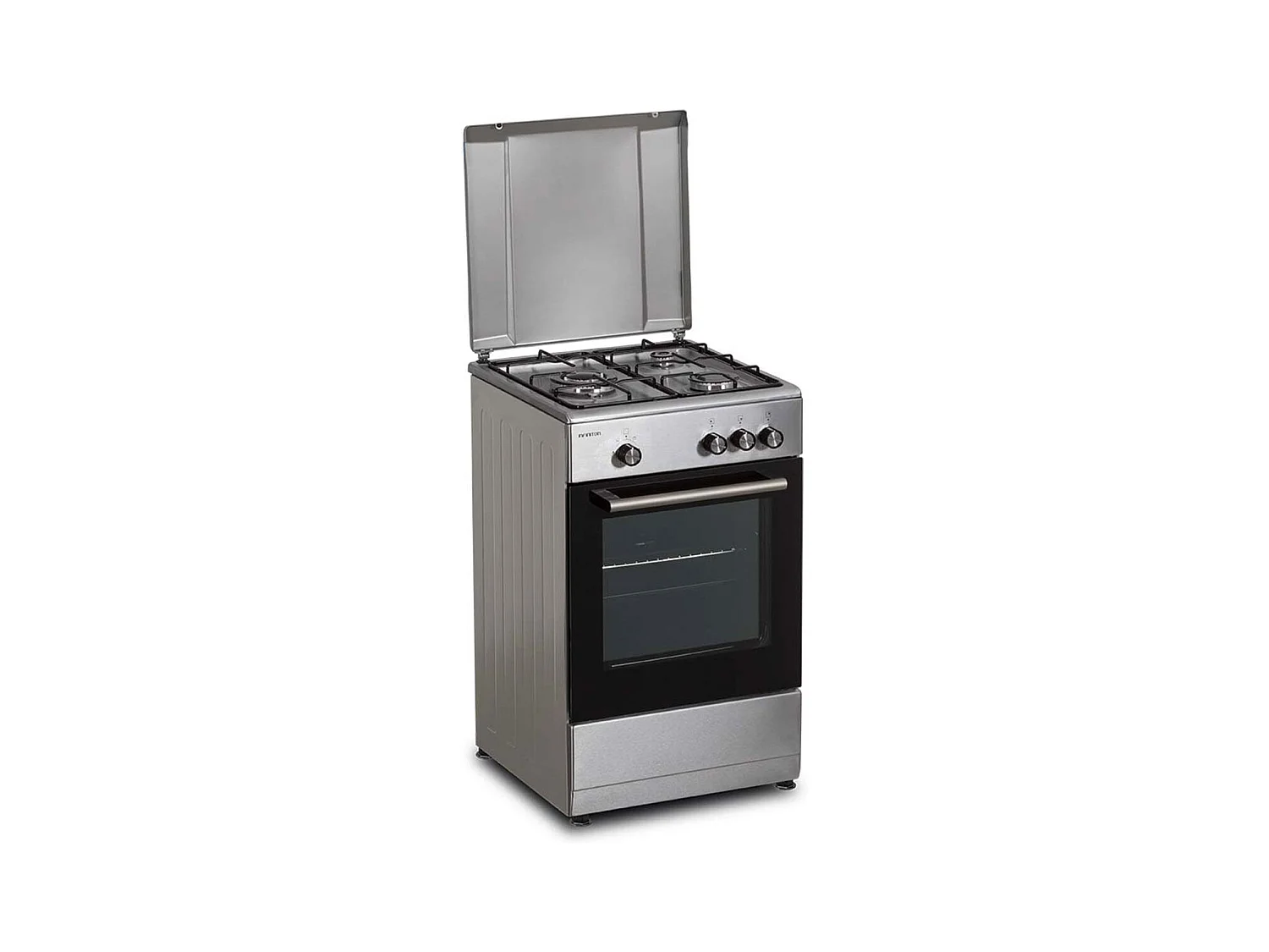 Cocina de gas con horno Infiniton CC57TAC 43L 3 fuegos inox 49 cm