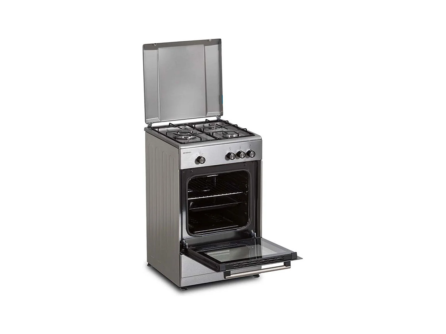 Cocina de gas con horno Infiniton CC57TAC 43L 3 fuegos inox 49 cm